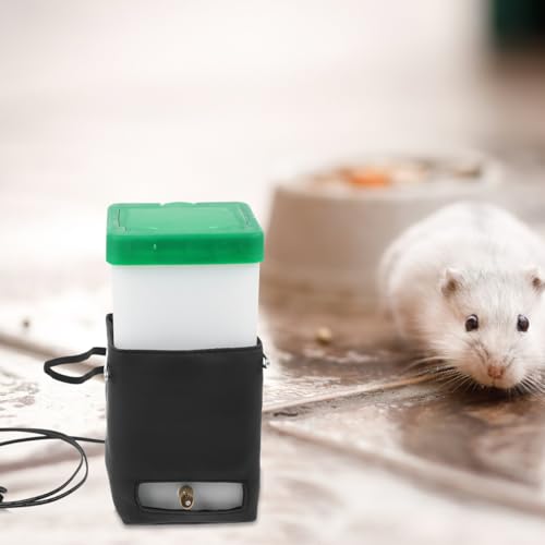POPETPOP Heated Water Bottle for Pets Automatic Thermostat Rabbit Water Dispenser Capacity Safe Easy to Clean for Hamsters Bunnies and Other Animals