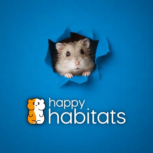 Burrow Bricks Hamster Maze Kit – 52 Piece Pet Hamster Cage | DIY Custom Hamster Tunnels that Also Fit Gerbils & Mice – Hamster Cage Accessories w/Modular Clear Panels, Doors & Connectors