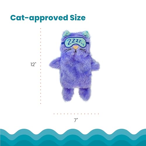 Catstages Purr Pillow Cat Toy – Plush Cat Toy with Touch-Activated Purr for Calming Cats & Kittens - color: Purr Pillow Kitty