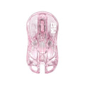 GravaStar Mercury M2 Wireless Gaming Mouse with 26,000 DPI, PAW3395DM Sensor -79g Lightweight Hollowed-Out Design -5 Programmable Buttons -5 Dynamic Lightsync RGB (Crystal Rose) - color: Pink