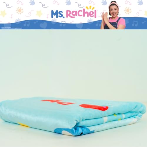 Ms. Rachel Educational Adventures Bedding Super Soft Cozy Throw Blanket, 62 in x 90 in, (Officially Licensed Product) by Franco Kids - color: Ms. Rachel - Colorful Abc, size: 62 in x 90 in
