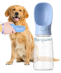 Mr. Pen- Portable Dog Water Bottle, 19 oz, Large | Leak Proof Puppy Water Dispenser with Drinking Feeder for Pets, Outdoor Walking, Hiking, Travel, Not Dishwasher Safe - color: Blue