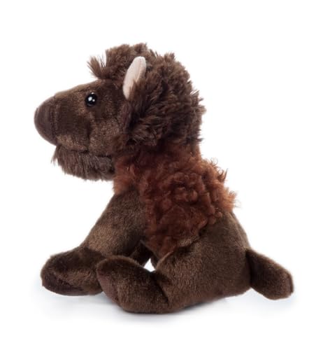 The Petting Zoo Bison Stuffed Animal Plushie, Gifts for Kids, Wild Onez Babiez Zoo Animals, Bison Plush Toy 6 inches - color: Bison