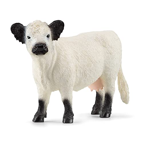 Schleich Farm World - Galloway Cow Toy Figurine - Kids Ages 3+ | 13960 | Farm Animal Figurine, Realistic Animal Toys, Barn Toy for Kids 3+, Screen-Free Imaginative Pretend Play, Montessori Toy - style: Galloway Cow