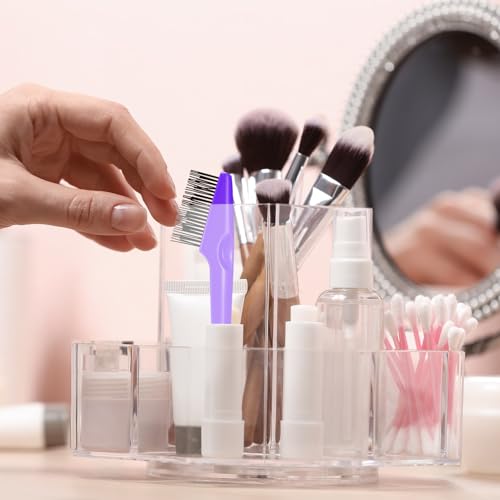 Yaomiao 2 Pcs Hair Brush Cleaner Tool 2-in-1, Pink and Purple Hairbrush Cleaner for Removing Hair Dust, Mini Comb for Removing Dirt, Home Salon Use - color: Pink, Purple