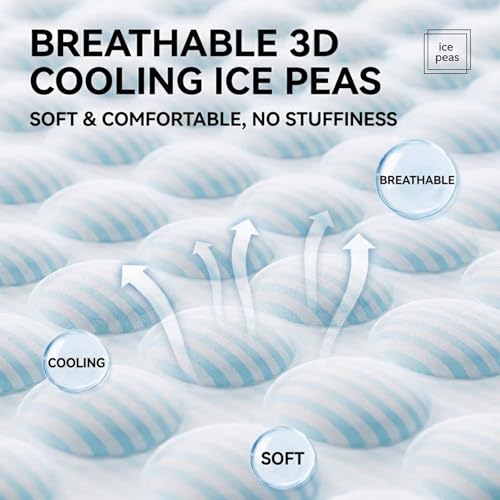 pet Cooling pad, Cute Animal Design, Breathable mesh, Summer Cooling pad (Blue) - color: Blue