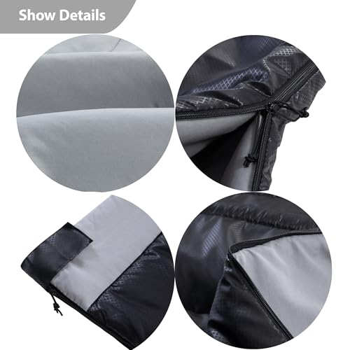 PO PO BEAR Zero Degree Sleeping Bag for Adults 100% Cotton Flannel Tall and Big - color: Black（40 F）, size: 84" x 40" Right Zip