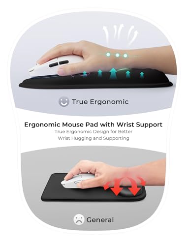 " But Didn't You Document It Funny Office Ergonomic Mouse Pad for Carpal Tunnel Pain Relief, 65% Usable Mouse Area, Memory Foam Wrist Rest for for Office, PC, Gaming - color: 05 But Didn't You Document It