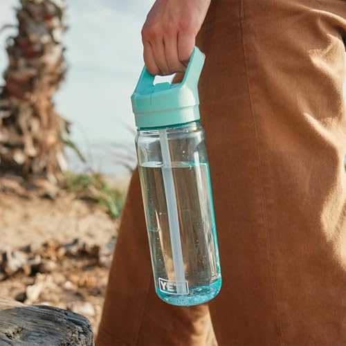 YETI Yonder 750 ml/25 oz Water Bottle with Yonder Straw Cap, Olive - color: Olive, size: 25 Ounces