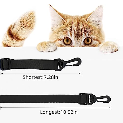 Pet Hammock for Cage Reversible Cat Hanging Hammock Soft Hanging Bed for Ferret Kitten Puppy Cats Small Dogs Rabbits Small Animals Double-Sided Pet Cage Hammock with Adjustable Straps & Plastics Hooks