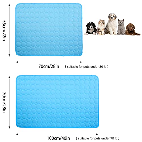 Dog Cooling Mat, Pet Cooling Pads for Dogs, Summer Cooling Bed for Cats, Portable Pet Cooling Cushion for Home or Outdoor - size: 28x22IN