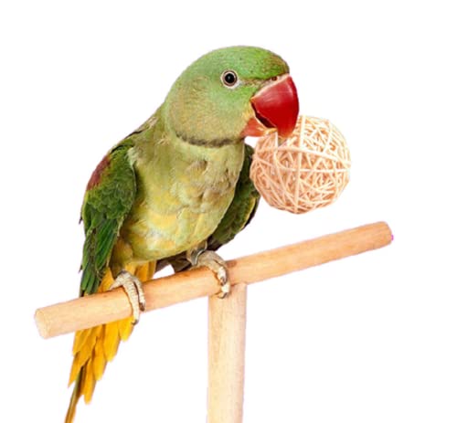 Parrot Chew Toys Bird Toys, 30 Pcs 1.2 inch Rattan Wicker Balls Parakeet Chewing Toys, for Budgies Conures Hamsters Bunny Toy, Decoration for DIY Craft Party Wedding - size: 30pcs-1.2 inches
