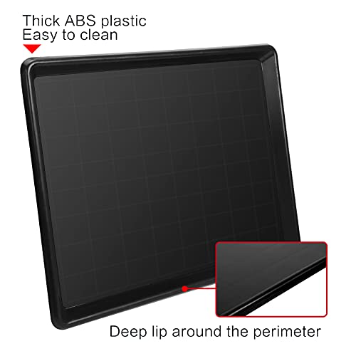 1pcs 35.43"x23.62" Replacement for Dog Crate Plastic Cage Pan | Boot Mat Shoe Tray Indoor Outdoor Waterproof, Dog and Cat Rabbit Food Bowls Floor Liners - size: 35.4"L x 23.6"W x 1.4"H