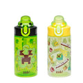 Zak Designs Minecraft Sage 16oz Leak-Proof Straw Kids Water Bottle, 2-Pack | BPA Free Durable Plastic, Cupholder Friendly, Dishwasher Safe, Easy to Clean, Lid Lock, Handle, For School, Home, Travel - color: Minecraft (Creeper)