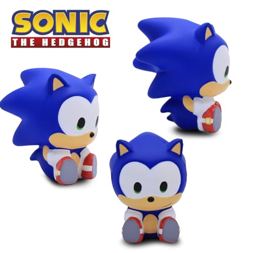 Sonic the Hedgehog SquishMe Series 3 Blind Pack – Includes Special Flocked Sonic – Officially Licensed Collectible - style: SquishMe Series 3