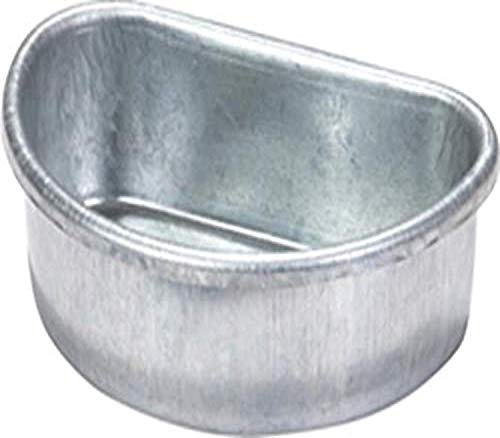 Pet Lodge® Galvanized Cage Cups | Feeder & Waterer for Small Animals | Clips Inside of Cage | Bunny Cage Cup | 1/2 Pint - size: 1/2 Pint