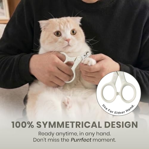 Necoichi Purrcision Stainless Steel Cat Nail Clipper, Made in Japan (Gray) - style: Gray