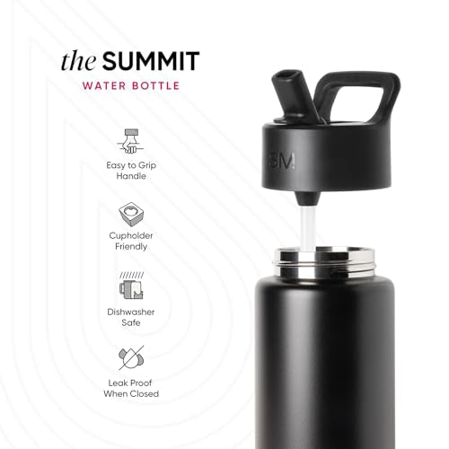 Simple Modern Minecraft Water Bottle with Straw | 30oz | Mashup | Summit Stainless Steel Water Bottles, Insulated Metal Cup | Leak Proof for School, Gym, Travel, Sports | Minecraft Mashup - color: Minecraft: Mashup, style: 30oz Water Bottle