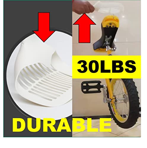 QUALIALL Cat Kitty Litter Box Poop Pooper Scoop Scooper for Cat Litter Box with Holder Large Light Fast Comfortable Sturdy Durable 1+2+1pcs White