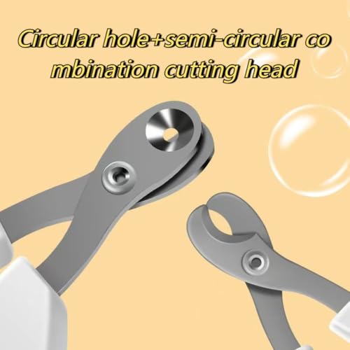 Cat Nail Clippers with Circular Cut Hole -Avoid Over Cutting Pet Nail Clippers -Sharp Angled Blade Professional Paw Trimmer Set for Novice Pet Families (Green) - color: Green