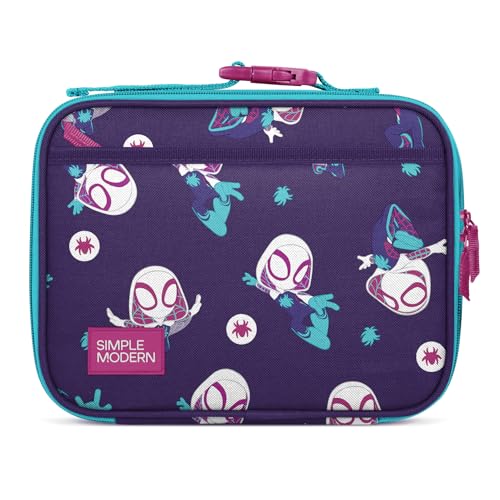 Simple Modern Marvel Spidey Kids Lunch Box & Insulated Lunch Bag for School | Hadley Cute Lunch Box for Girls, Boys, Toddlers | Fits Bento Box, Lunch Containers | Small Lunch Bag | Spider Gwen - color: Marvel: Spider Gwen