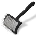 Chris Christensen Big K Dog Slicker Brush for Dogs (Goldendoodles, Labradoodles, Poodles), Groom Like a Professional, Fluff Detangle Style, Saves Time Energy, Black, Medium - color: Black, size: Medium