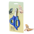 KEUYE Bearded Dragon Nail Clippers,Stainless Steel Bearded Dragon Toe Nail Clippers with Precise Angled Edges (Blue) - color: Blue