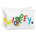 Sunny Side Up Disney Mickey Mouse 2 Pack Reversible Pillowcases - Double Sided Pillow Covers, Kids Super Soft Bedding - color: White - Mickey Mouse