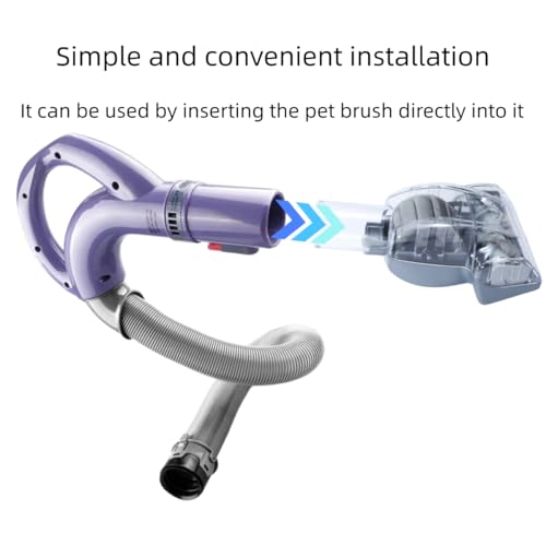 Upgraded Pet Hair Power Brush Tool Attachment for Shark Navigator Lift-Away Deluxe Upright NV360 NV350 NV352 NV356E NV370 NV22L UV420 UV410 UV440 Vacuum Replacement Parts Numbers 119FFJ Gray