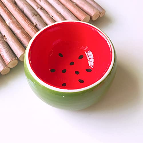 2 Pack Hamster Bowl Ceramic Prevent Chewing Feeding Bowl Water Food Dish | for Small Animal Guinea Pig Syrian Hamster Rabbit Gerbil Chichilla Hedgehog Sugar Glider Rat