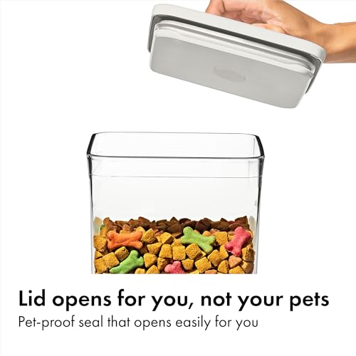 OXO Pet POP Container — 2.8 Qt/2.6 L - color: Whisker Gray, size: 2.8 Qt