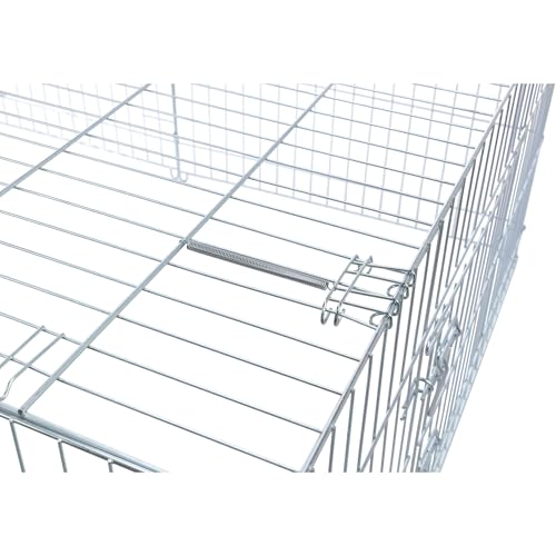 Trixie Rabbit Cage - 34 cu. ft., Outdoor Pen Extends Rabbit Hutch and Chicken Coops, Ideal for Small Animals, Bunny, Guinea Pigs, Chickens - size: 34 cu. ft.