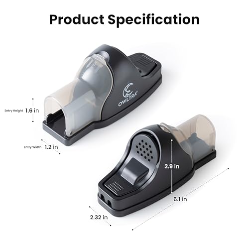 OWLTRA in-/Outdoor Safe Tunnel Snap Mouse Trap 2PCS, Instant Eliminate Rodent Snap Trap with Clear Tunnel Entry, Touch-Free Release, and Powerful Snap, Black, TST-217 - size: 2 Pack, style: Tunnel Snap Trap