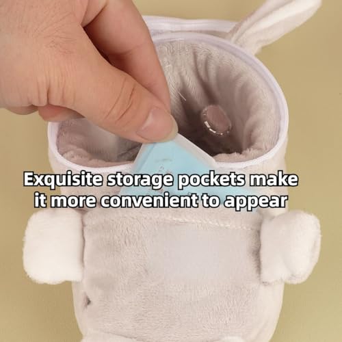 Sugar Glider Bonding Pouch Bonding Pouch Carry for Rat Syrian Hamster Hedgehog Small Pocket Pets, Gerbil Travel Bag Cute Bunny-Shaped Outing Bag with Large Transparent Window (Pink,Large) - color: Pink, size: 3.9"L x 3.2"W x 7.1"H