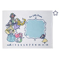 Disney Princess White, Pink, Yellow and Aqua Super Soft Milestone Baby Blanket - color: Disney Princess