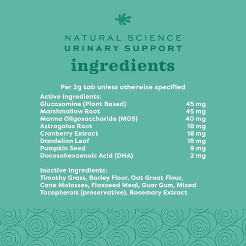 Oxbow Natural Science Urinary Supplement for Rabbits & Guinea Pigs, 4.2 oz | Timothy Hay Urinary Supplement, For Rabbits, Guinea Pigs & Chinchillas, Made with Cranberry, Astragalus Root, Pumpkin Seed