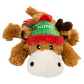 KONG Cozie Plush Dog Toy with Squeaker (Holiday Reindeer, Medium) - size: Medium, style: Holiday Reindeer
