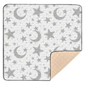 Baby Play Mat Stars Moon Pastel Grey 50 x 50 Playpen Mats for Floor Play Gym Crawling Mat Non-Slip Cushioned Baby Playmat for Infants, Babies, Toddlers - color: multi 7