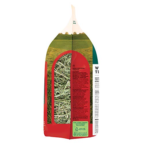 Oxbow Western Timothy Hay, Rabbit & Guinea Pig Hay, High Fiber, USA, 15 oz | Oxbow Timothy Hay, Bunny Hay For Rabbits, Guinea Pigs, Bunnies and Chinchillas, Hand-Sorted, De-Dusted, Made in USA - size: 15 Ounce (Pack of 1)