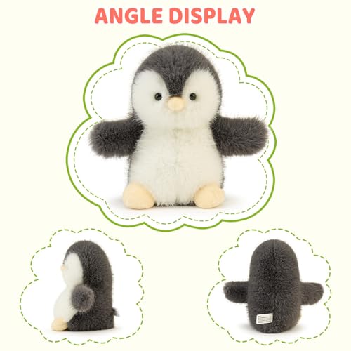 PEACH CAT Penguin Stuffed Animal Cute Plushies Small Plush Toys Gifts for Kids - style: Penguin