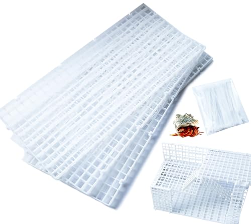 Hermit Crab Climbing Toys Reptile Habitat Grid Cuttable Plastic Net Hermit Crab Climbing Ladder Hideout Small Animal Cage Accessories - style: Classic