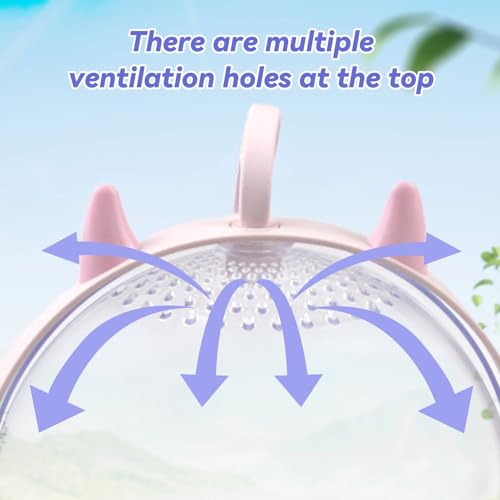 Portable Hamster Cage with Water Bottle,Hamster Carrier Cage High Permeability Travel Carry Cage Case for Gerbils Mice Guinea Pigs Sugar Glider Small Pet(Purple) - color: 【Purple】