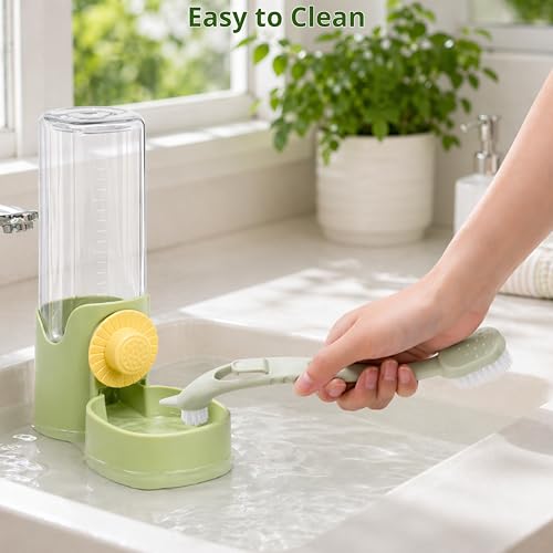 Sugar Glider Cage Water Dispenser Dripless, Non-Drip Water Bottle and Brush, Sugar Glider Accessories, Small Pets Drink Bottle for Rats Gerbils Syrian Hamsters Squirrel (Green)