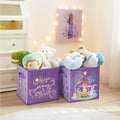 Disney Wish Set of Two Spacious Collapsible Storage Cubes, 10"x10" - color: Wish