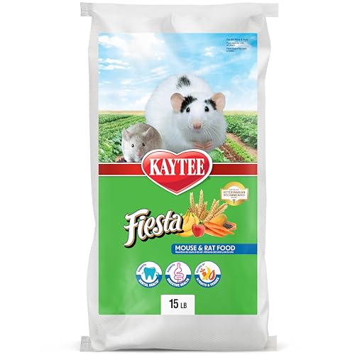Kaytee Fiesta Mouse & Rat Food Flavor Medley 15 Pounds - size: 15 Pound (Pack of 1)