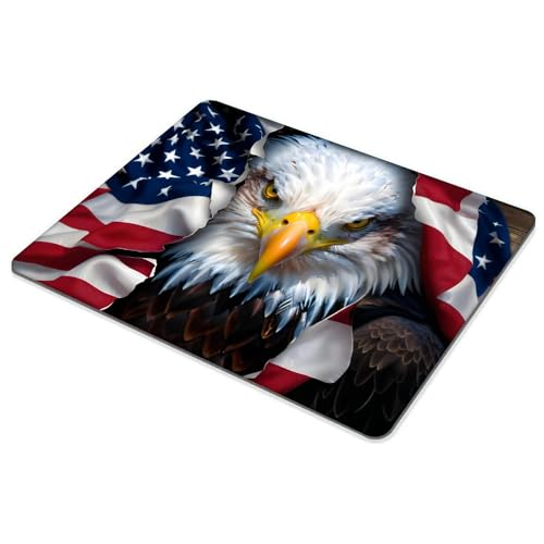 American Eagle Flag Mouse pad Customized Mousepad Non-Slip Rubber Base Mouse Pads for Computers Laptop Office Desk Accessories Mouse pad - color: American Eagle Flag