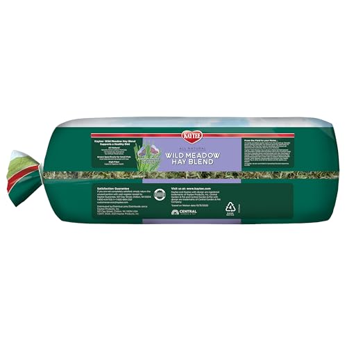 Kaytee All Natural Timothy Hay Wild Meadow Hay Blend for Guinea Pigs, Rabbits & Other Small Animals, 24 Ounce - size: 1.5 Pound (Pack of 1)