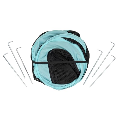 Kitty City Outdoor Catio Furniture and Play Kits for Cats, Play Combo - color: 1-Way Tunnel/Tent Combo