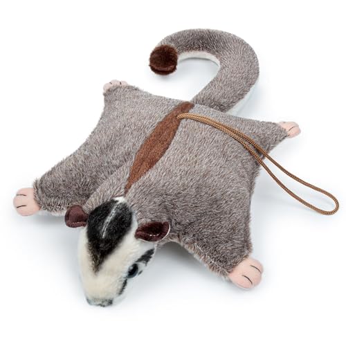 Sugar Glider Plush - Realistic Sugar Glider Stuffed Animal, 8.5 inch Plush Toy, Furry Stuff Gifts for Kids