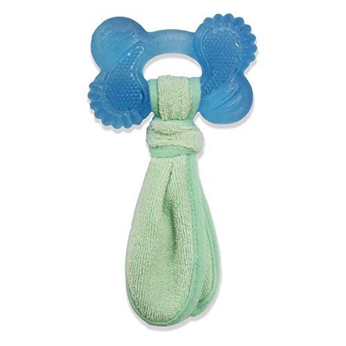 Nylabone Puppy Chew 2-in-1 Teething Freezer Bone Dog Chew Toy, Small | Peanut butter flavor, teething toys for puppies, puppy teething freezable to soothe sore gums, for small puppies up to 25 lbs - size: Small